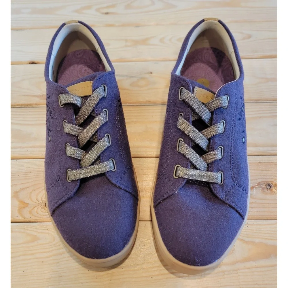 REVITALIGN Malibu Sparkle Sneakers Vintage Violet Purple 12 B Ortho Comfort Shoe